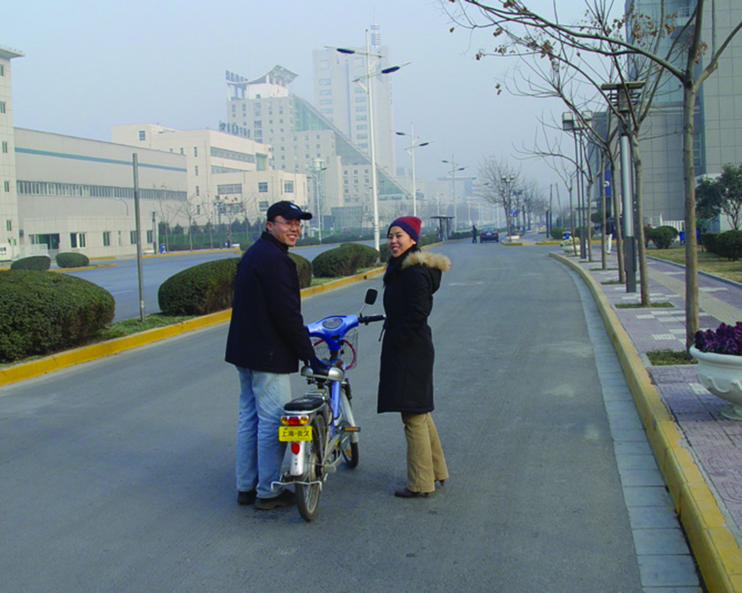 A Sunday afternoon in Xi'an's high tech zone, 2005.