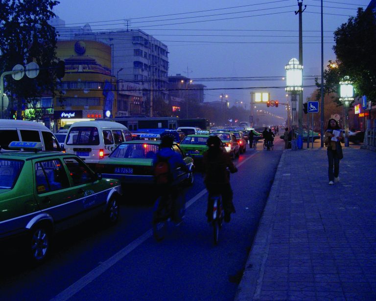 Evening rush hour near the South Gate, 2005